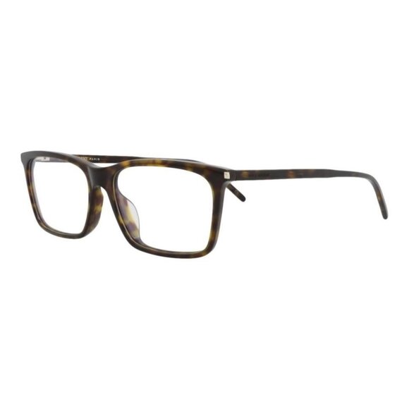 Saint Laurent Unisex Square/Rectangle Havana Havana Transparent Fashion - Picture 1 of 4